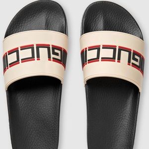 Gucci Logo Rubber Slides